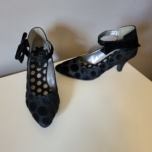 Ruby Shoo Cressida Ankle Strap Kitten Heels, VGUC, Size 8